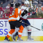 Konecny's hat trick leads surging Flyers past Capitals 5-3