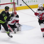 Hughes scores winner in OT to lead Devils past Stars 3-2