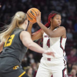 Boston keeps No. 1 South Carolina perfect in 81-50 win