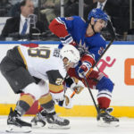Trochek, Halak lead Rangers to 4-1 win over Golden Knights