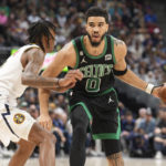 Jokic, Nuggets overcome rim delay, top Celtics 123-111