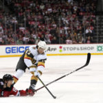 Hamilton scores twice, Devils defeat Vegas 3-2 in OT