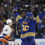 Cozens scores in overtime as Sabres beat Islanders 3-2