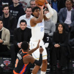 James has triple-double, leads Lakers past Knicks in OT