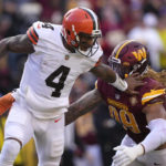 Wentz throws 3 INTs, Commanders blown out 24-10 by Browns