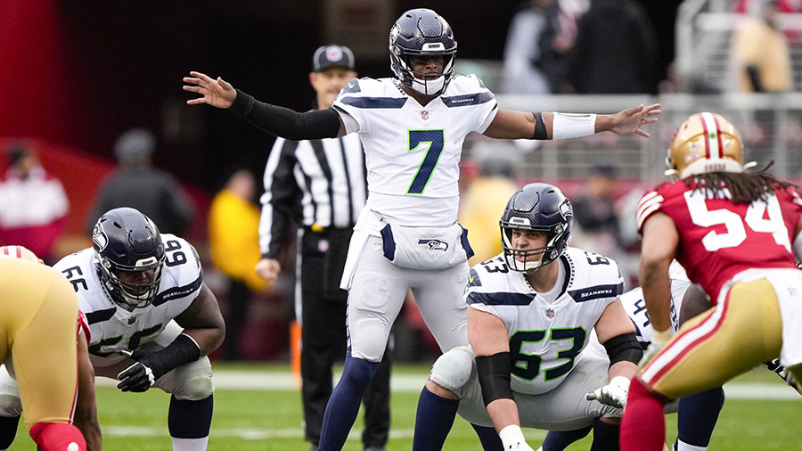 Seattle Seahawks QB Geno Smith...
