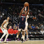 Sharp-shooting Wizards score 80 in half, rout Pacers 127-113