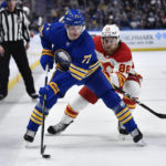 Flames get hot in 2nd period for 7-2 win over Sabres