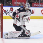 Blue Jackets down Maple Leafs 4-3, spoil Woll’s home debut