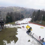 Where's the snow? Climate change affects ski racing season