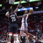 Murray hits eight 3-pointers as Kings beat Rockets 140-120