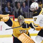 Jeremy Swayman makes 29 saves, Bruins blank Predators 5-0