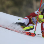 Austrian skier Feller leads 1st run of slalom at worlds