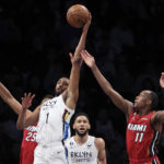 Mikal Bridges scores career-high 45, Nets beat Heat 116-105