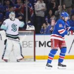 Tarasenko scores in debut, Rangers beat Kraken 6-3