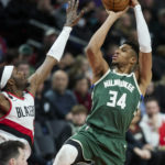 Bucks beat Trail Blazers 127-108 for 8th straight win