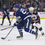 Blue Jackets down Maple Leafs 4-3, spoil Woll’s home debut
