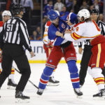 Lafreniere scores in OT to lift Rangers over Flames 5-4