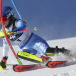 American skier Shiffrin leads in 1st run of slalom at worlds