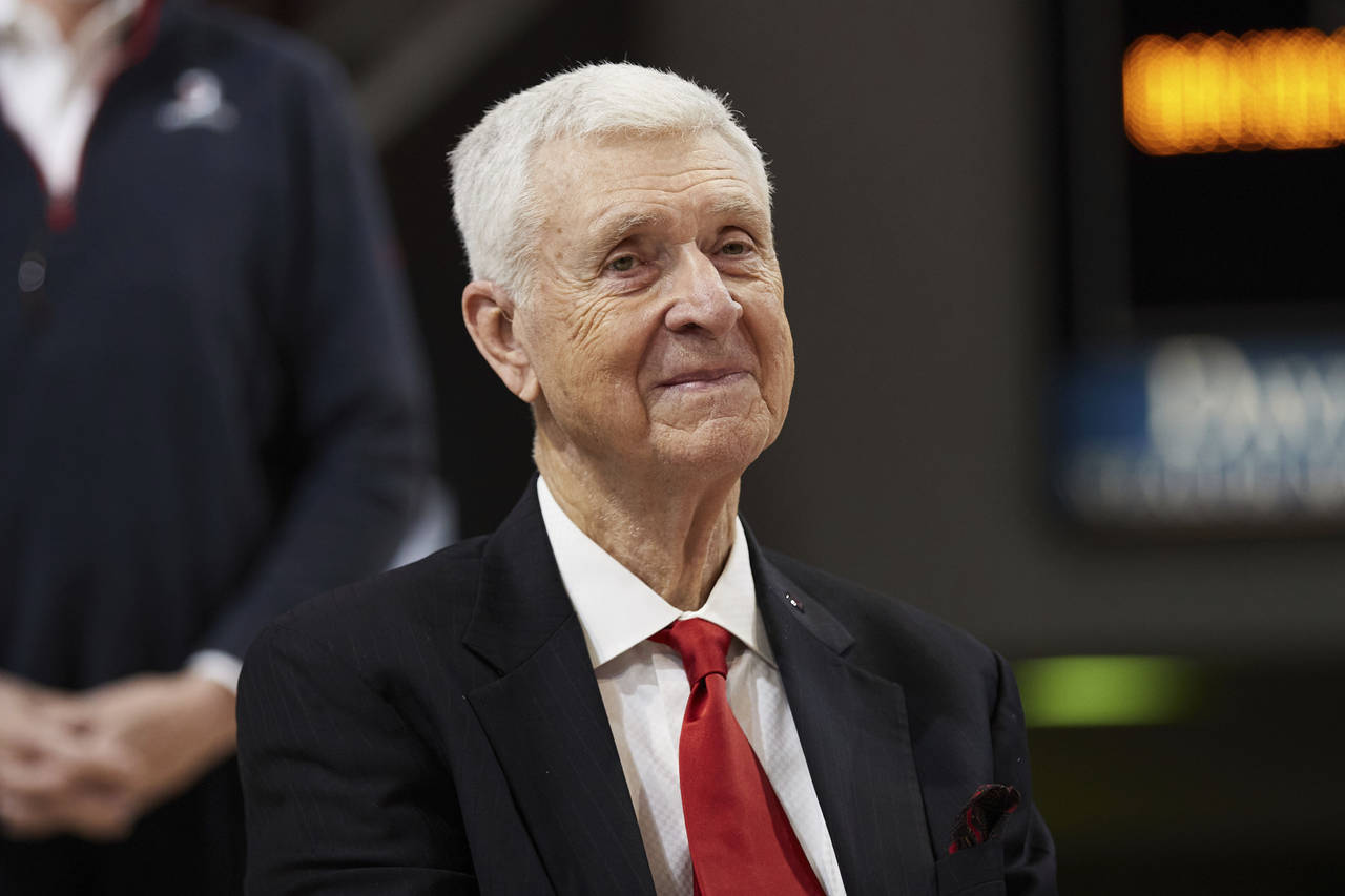 FILE - Former Davidson basketball player, coach, and Athletic Director, and former Virginia coach, ...