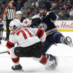 Graves' last-second goal gives Devils 3-2 win over Jackets