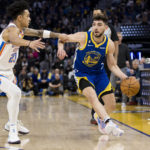 Thompson scores 42 points with 12 3s, Warriors beat Thunder