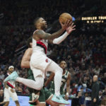 Bucks beat Trail Blazers 127-108 for 8th straight win