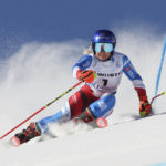 American skier Shiffrin leads 1st run in GS at worlds