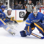 Rust's overtime goal lifts Penguins to 3-2 win over Blues
