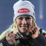 Shiffrin remembers her late father at gold-medal ceremony