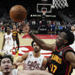 Hawks pull away in 1st half, rout Cavaliers 136-119