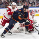 Suter lifts Red Wings past Oilers in 5-4 shootout victory