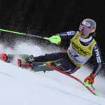 Austrian skier Feller leads 1st run of slalom at worlds