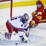 Backlund scores in OT as Flames stop Rangers' win streak