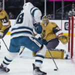 Carrier's late goal gives Golden Knights 2-1 win over Sharks