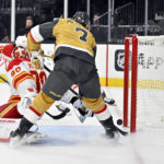 Golden Knights rally from 2 down in 3rd to beat Flames in OT