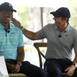 Woods, McIlroy break ground on high-tech golf league site