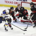 Stutzle, Tkachuk power Senators to 7-2 win over Blues