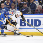 Rust's overtime goal lifts Penguins to 3-2 win over Blues