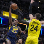 Clarkson, Markkanen lead Jazz past Pacers 123-117