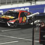 Truex wins NASCAR's sloppy return to Los Angeles Coliseum