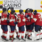 Reinhart, Staal score 2 each, Panthers beat Sharks