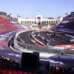 Truex wins NASCAR's sloppy return to Los Angeles Coliseum