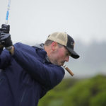 Kitayama leads Pebble Beach as the worst of the wind looms
