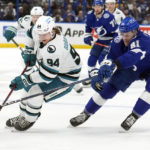 Meier scores in OT, Sharks beat Lightning 4-3