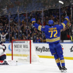 Robinson scores 3 goals in Blue Jackets' 5-3 win over Sabres