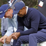 Tiger opens with 69 at Riviera, trails Homa, Mitchell by 5
