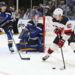 Kyrou, Schenn lift Blues past Devils 4-2