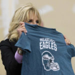 Jill Biden not shy about her 'Philly girl' sports fandom
