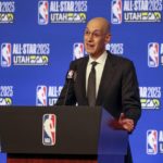 Silver speaks on load management, TV deal at NBA All-Star